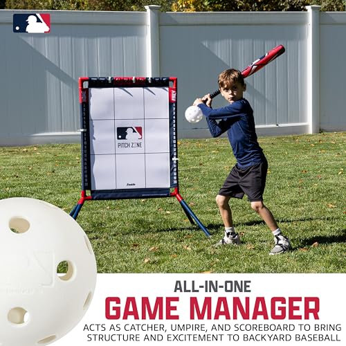 Baseball Pitching Target with Strike Zone & Scorekeeper - Kids Backyard Baseball Game