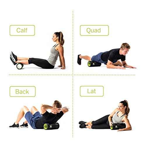 TriggerPoint Grid 1.0 Foam Roller - 13" Multi-Density Massage Roller for Deep Tissue & Muscle Recovery - Relieves Tight, Sore Muscles & Kinks, Improves Mobility & Circulation - Targets Key Body Parts