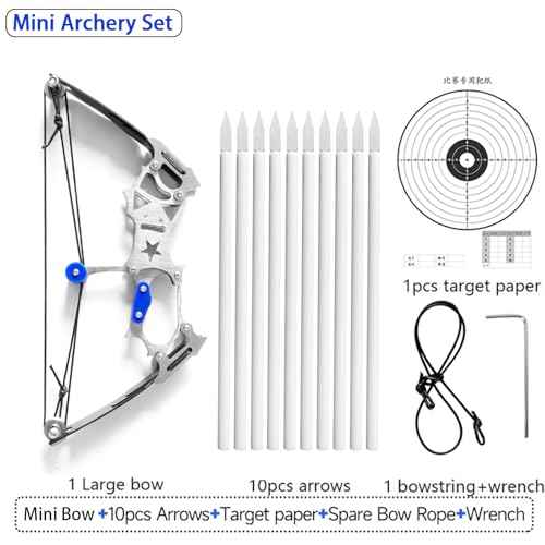 Archery Bow Set Left and Right Hand Compound Bow Hunting Bow Metal Material Catapult RH/LH for Practice Archery