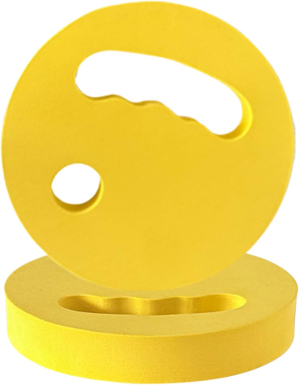 18x3 Cm 2 Pieces Water Exercise Discs EVA Floating Aqua Training Disc Pool Workouts Aid with Ergonomic Grip for Adults Swimming Beginners Teens Women Boys Men