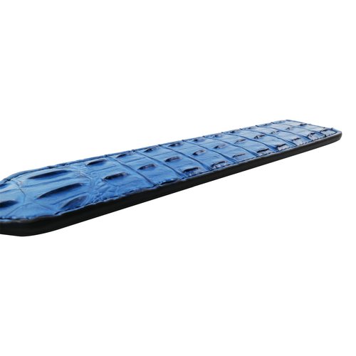 Horse Whip for Equestrianism Traning Short Paddle Riding Whip Blue PU Leather