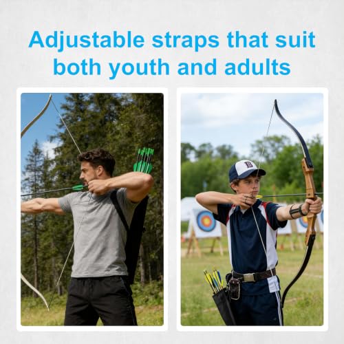 Back Hip Quiver for Archery with Adjustable Straps & Durable Material
