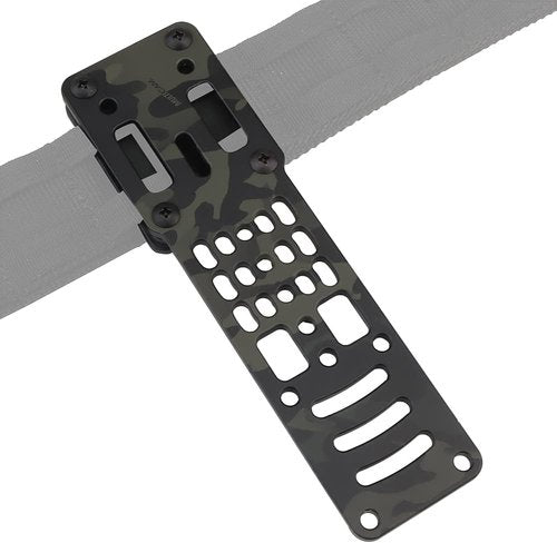 SINAIRSOFT Drop Leg Tactical Metal Modular Holster Adapter MHA Leg Strap Kit Quick Detach Plates for QLS, MLS, ELS Quick-Release Holster Systems (MCBK)