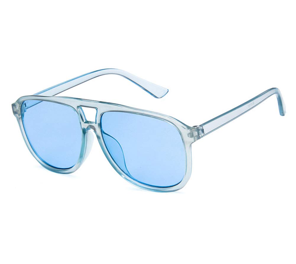 Unisex Sunglasses Fashion Blue Drive Holiday Rectangle Non-Polarized UV400