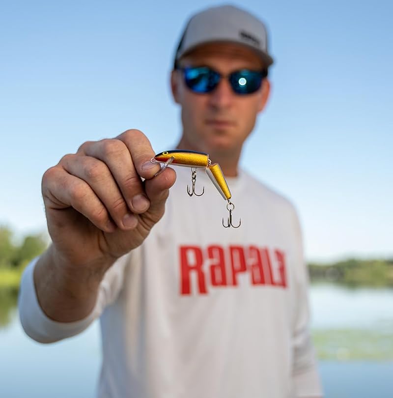 Fishing Lure - Jointed Hard Bait 4-3/8" Silver Fluorescent Chartreuse