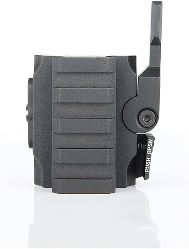 0.5/0.75/0.83 inch Single Picatinny Rail Riser Mount with QD Lever Lock Quick Release, 4 Slots Riser Mount for Red Dot Sight