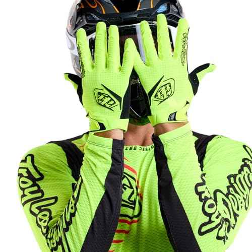 Troy Lee Designs Air Glove (2025) for Motocross MX Off-road, Mono Flo Yellow, XX-Large