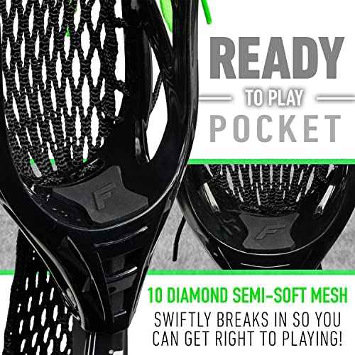 Franklin Sports Ambush Men's + Women's Lacrosse Sticks - Adult + Youth Aluminum Lax Sticks - Boys' + Girls' Game + Training Lacrosse Sticks - Standard + Mini Lax Stick for Kids + Adults