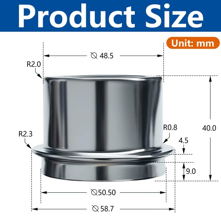 2 Pcs Trailer Axle Dust Caps 2" Galvanized Hub Cap Set - NKIY QUEN Variation of THIS listing