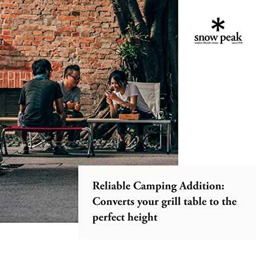 Snow Peak Iron Grill Table 400 Leg Set
