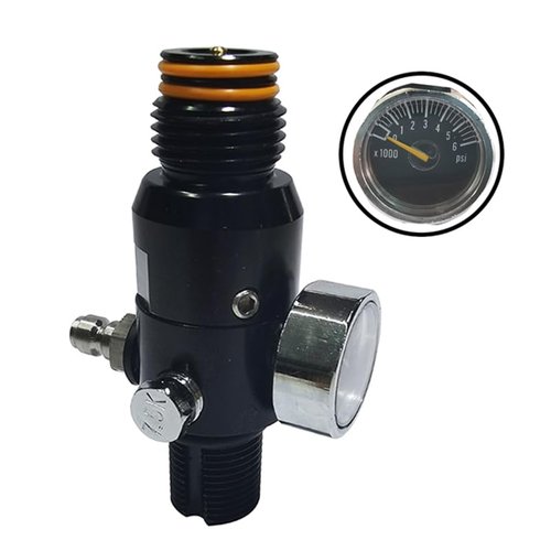 Aopkeo HPA Regulator Valve for Paintball Airsoft PCP Compressed Air CO2 Nitrogen Cylinder Tank Bottle 4500psi Input, Output 800psi 1800psi 2200psi(Ouput 1800psi 5/8"-18UNF)
