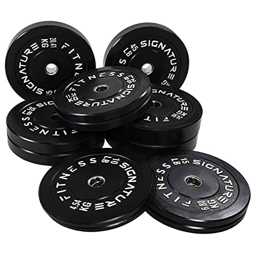 Fitvids Olympic Bumper Plates Set, 2" Weight Plates for Strength Training & Weightlifting, Paris or Set or Set with Barbell, Multiple Options