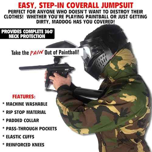 Maddog Tactical Paintball Rip Stop Coverall Jumpsuit