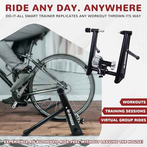 Fitvids Bike Trainer Stand Steel Bicycle Exercise Fluid Magnetic Stand with Front Wheel Riser Block,Multiple Options
