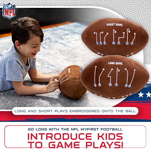 Kids Soft Plush Football - 12 Inch Jumbo Football for Learning & Play