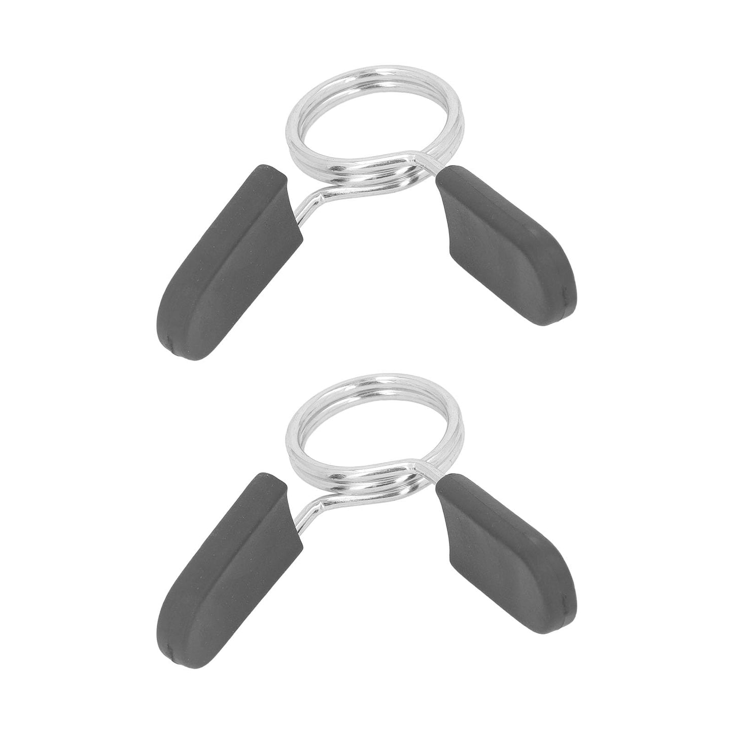 2PCS 30mm Dumbbell Spring Clip Collars with Handle, Easy to Use Weight Bar Lock Clips, Comfortable Grip Weightlifting Accessories