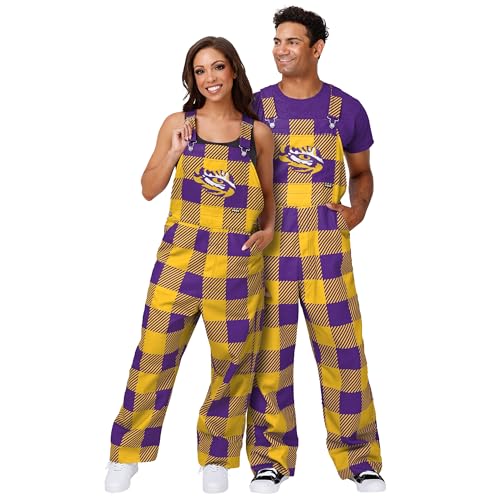 FOCO NCAA womens Ncaa College Team Logo Bib Overalls