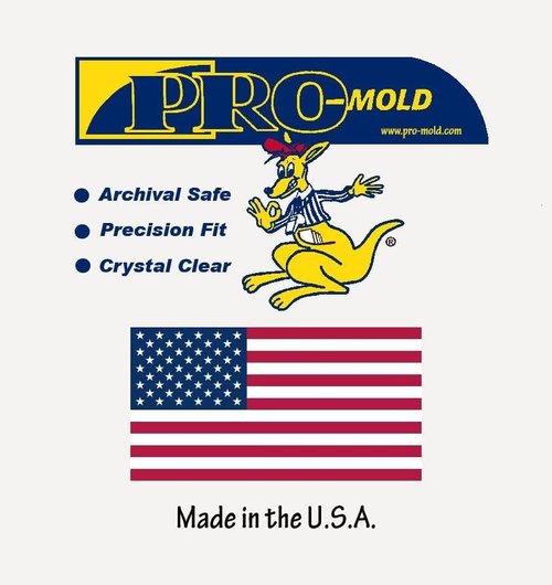 Box(25) Pro-Mold 35pt. EZ-Snap Trading Card Holders Holds Sleeved Card UV Protection CH35SA