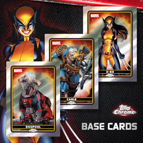 2025 Deadpool Chrome Trading Card Box - Collectible Comic & Movie Set