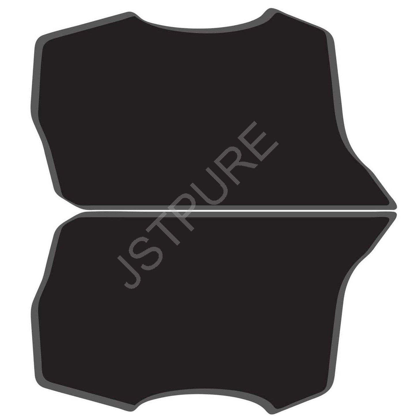 Jstpure for Answer for BMX 3D Number Plate, Side, Black, ASP18SIDE-BK, for Review Plate, for Race Plate, for BMX Side Plates, for BMX Race Plate with Side Plate, for BMX Plates, for BMX Plate Side