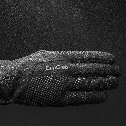 Waterproof Winter Cycling Gloves - Windproof Thermal Padded, XX-Large, Black