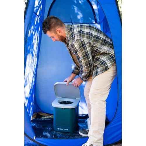 Stansport Easy-Go Portable Camp Toilet (273-100) 14" L x 14" W x 14" H