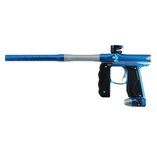 Empire New 2022 Mini GS Electronic Paintball Gun Marker - Dust Blue/Dust Silver