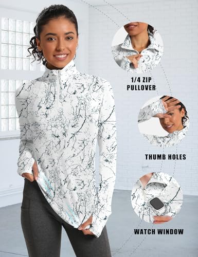 IECCP Long Sleeve Sun Protection Shirt for Women UPF 50+ with 1/4 Zip - Medium Black Interlaced Lines