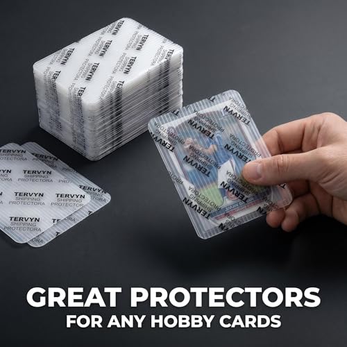 120 Pack Trading Card Card Protectors 3.5 x 4.5 Inches White