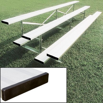 15' Stationary Aluminum Bleachers (3 Rows)