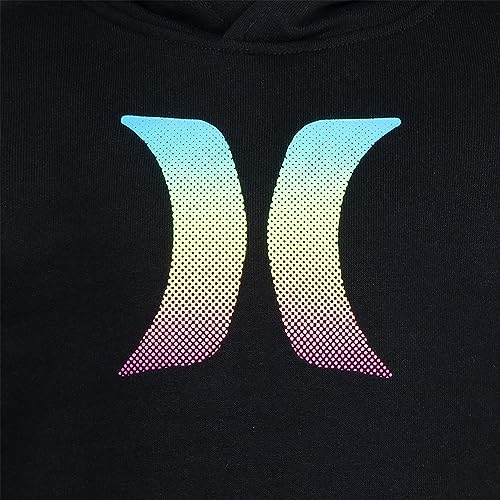 Hurley Boys' Graphic Pullover Hoodie - Black/Multi, Size 6