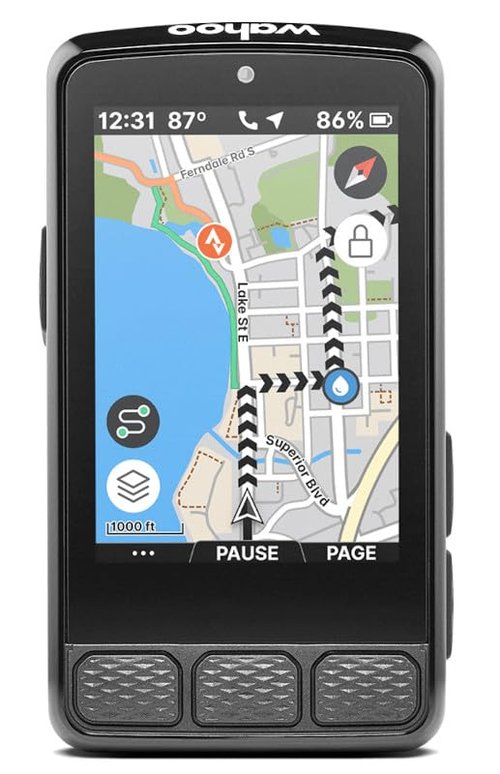 Wahoo ELEMNT ROAM V3 GPS Cycling/Bike Computer,Black
