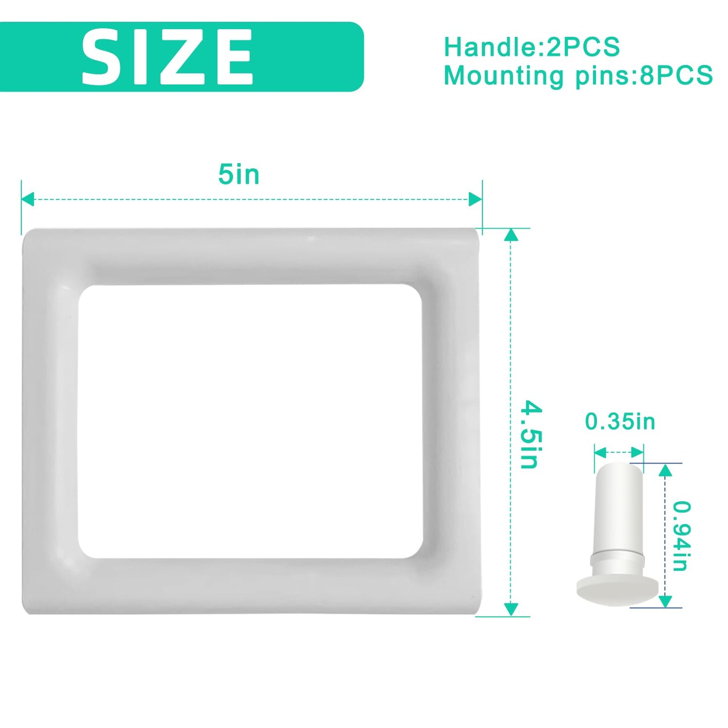 Jexobox Cooler Handle Replacement Kit for Coleman Xtreme & 2-Way,Double-Layer Durable Design Part #3000005306/#R5286B120G Compatible(2PCS)