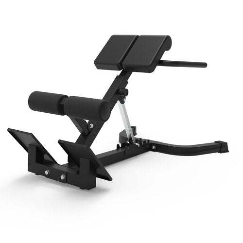 Dual Adjustable Roman Chair Back Extension Bench for Home Gym, 330lbs Weight Capacity, Adjustable Back Exercise Machine for Core Strength and Back Pain Relief