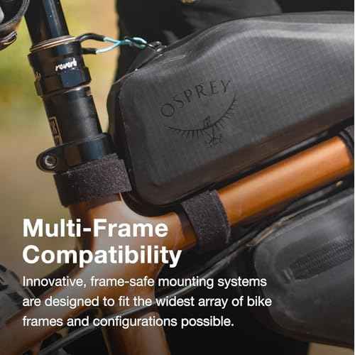 Osprey Escapist On-Bike Top Tube Bag, Black