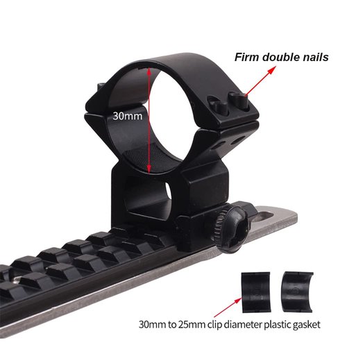 SOPOGER Archery Flashlight Mount Stabilizer - Compound Bow Accessories Light Holder Bracket Stabilizer Mount for Compound Bow Hunting Bowfishing