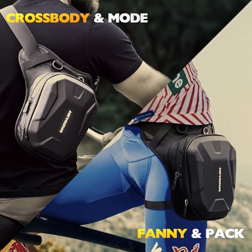 Waterproof Motorcycle Leg Bag with Reflective Logo and Adjustable Straps for Outdoor Cycling Hiking Camping