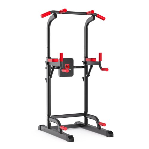 Power Tower Dip Station,Multi-Function Pull Up Adujustable Height Up 85.5" for Home Gym Strength Training Fitness Equipment,400LBS