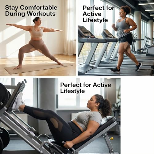 Rishangzhiyu Brown 10PCS Inner Thigh Anti Chafing Patches Waterproof & Skin-Friendly