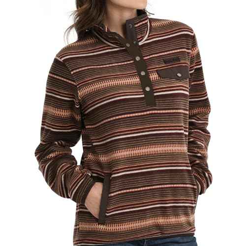 Cinch Women's Print Polar Fleece Pullover