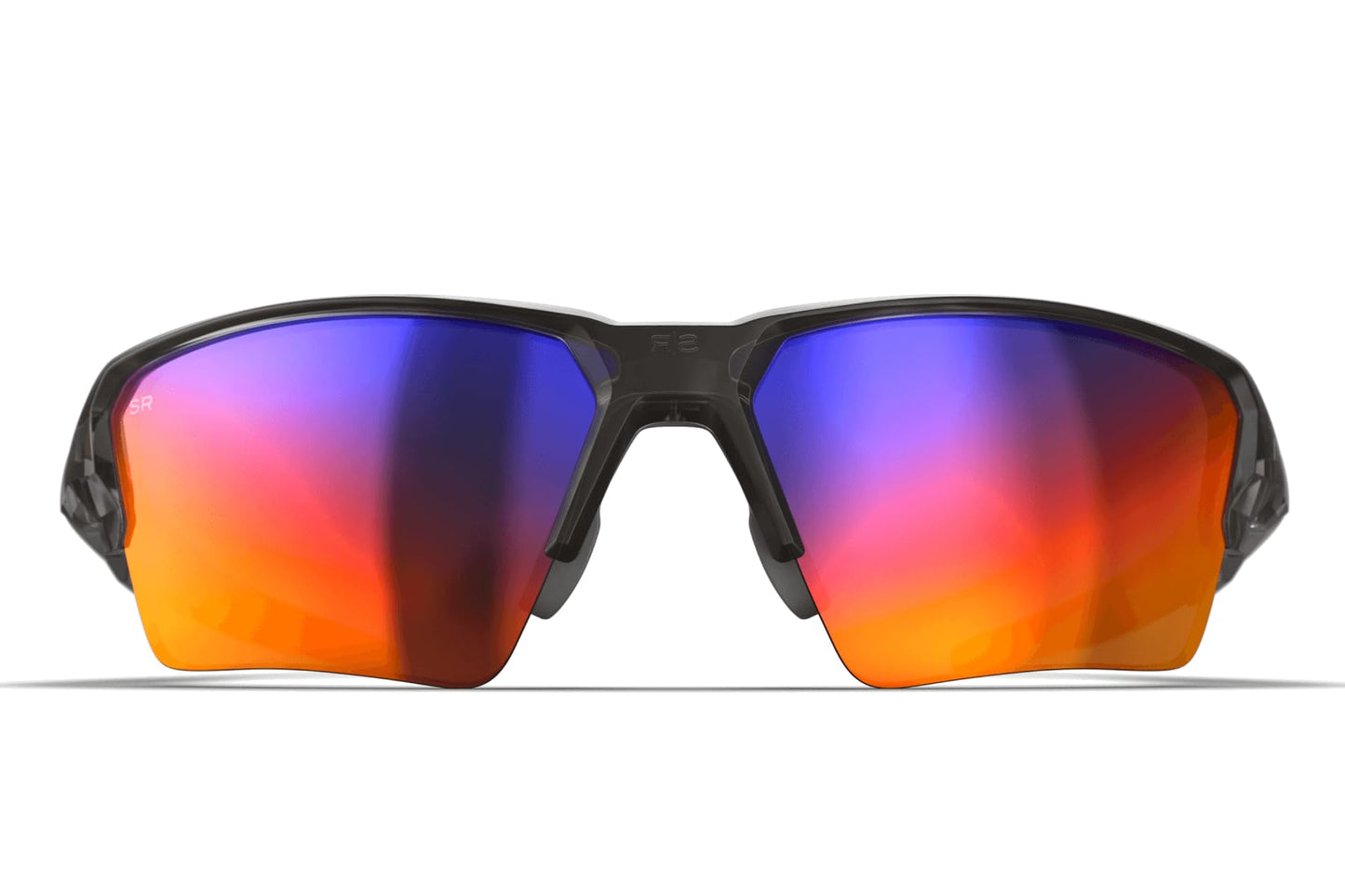 Shady Rays Talon - Mirage Smoke/Blue Red Mirage Mirror Lens, Standard Fit