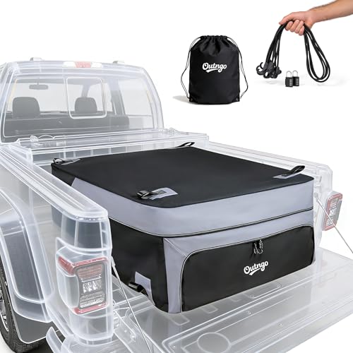 Outngo Waterproof Truck Bed Cargo Bag 38 Cu Ft Heavy-Duty Storage
