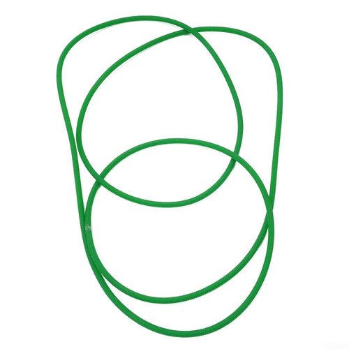 Bicycle Roller Drive Replacement Belt Professional Indoor Bike Trainer Belt 5mm Width 185cm Perimeter Low Noise Training Cycling Accessory(Green)