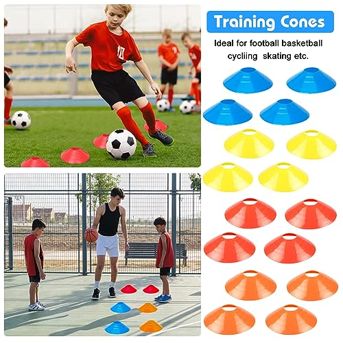 Blue Soccer Speed & Agility Training Set with Ladder Cones & Carry Bag