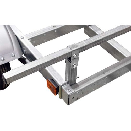Malone MPG586XV EcoLight 2 Kayak Trailer with 2 V-Rack Kayak Carriers | 14' / 400 lbs Capacity | Fully Submersible | Marine Grade Galvanized Steel Construction