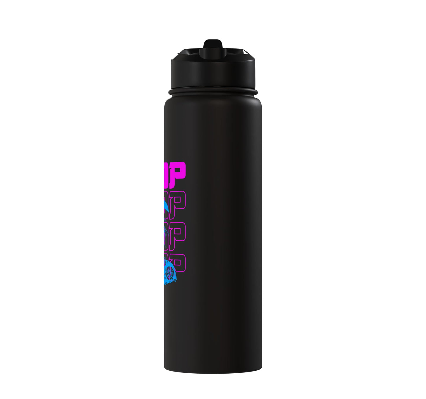 K-Pop Fan Girl - Vintage Korean K-Pop Music Lover Stainless Steel Insulated Water Bottle