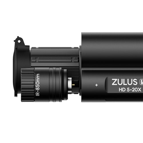 DNT Optics Zulus HD V2 5-20x Digital Night Vision Scope with Laser Rangefinder and Ballistic Calculator for Hunting