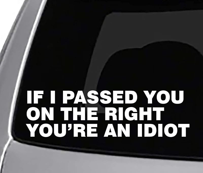 Funny Car Window Decal