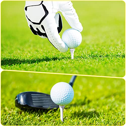 Golf Tees 1000 Pieces Wooden Bulk 3-1/4 Inch White Tee Set