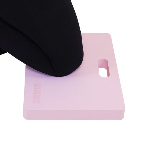 WUWAN Yoga kneeling mat, 1.5in Thick,Knee Push-ups, Plank Support & Yoga Elbows/Knees Mat Provides Cushion for Kneeling & Elbows (pink)